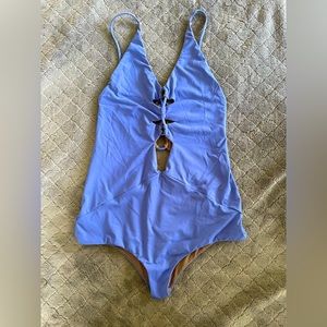 Indigo Acacia One Piece Swimsuit Small Purple